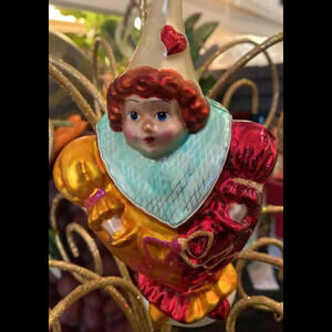 🐇🍭Christopher Radko DEAR TO MY HEART Ornament Valentines Love Red Head Queen